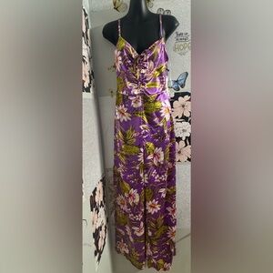 Floral Purple jumpsuit